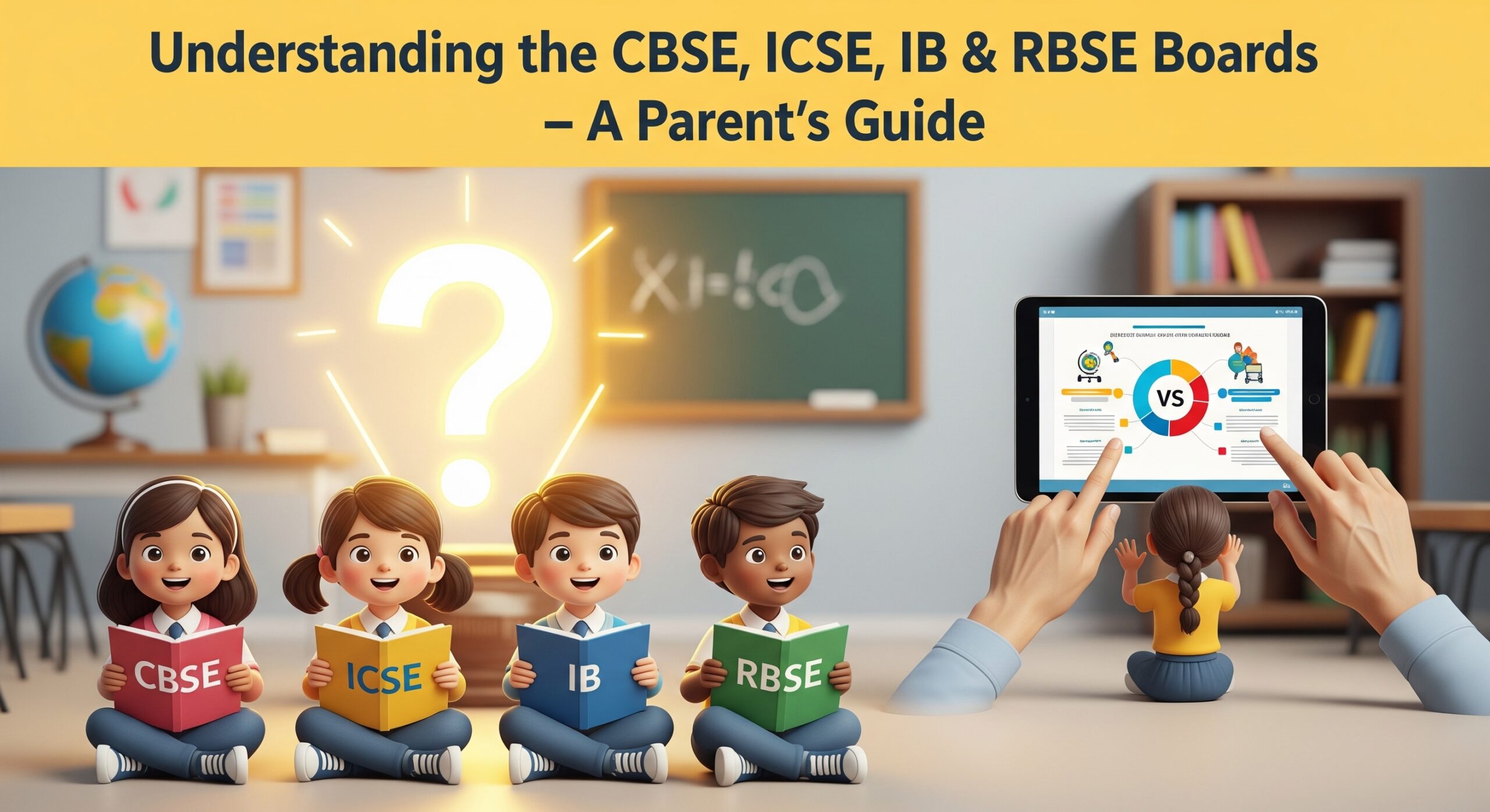 CBSE vs ICSE vs IB vs RBSE – Which Board is Best?