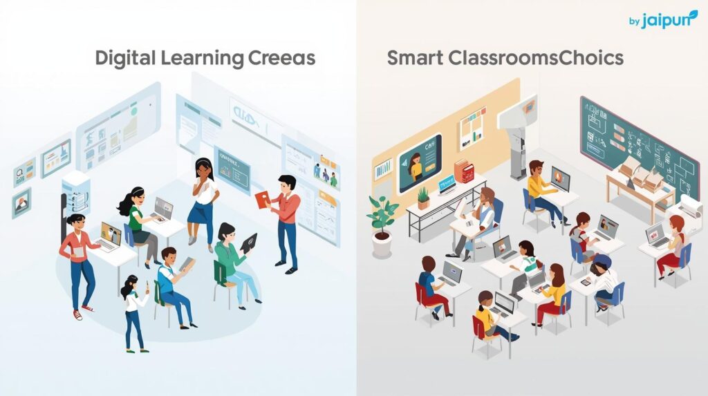 Digital Learning Rooms vs. Smart Classrooms_ What Jaipur Schools Are Choosing